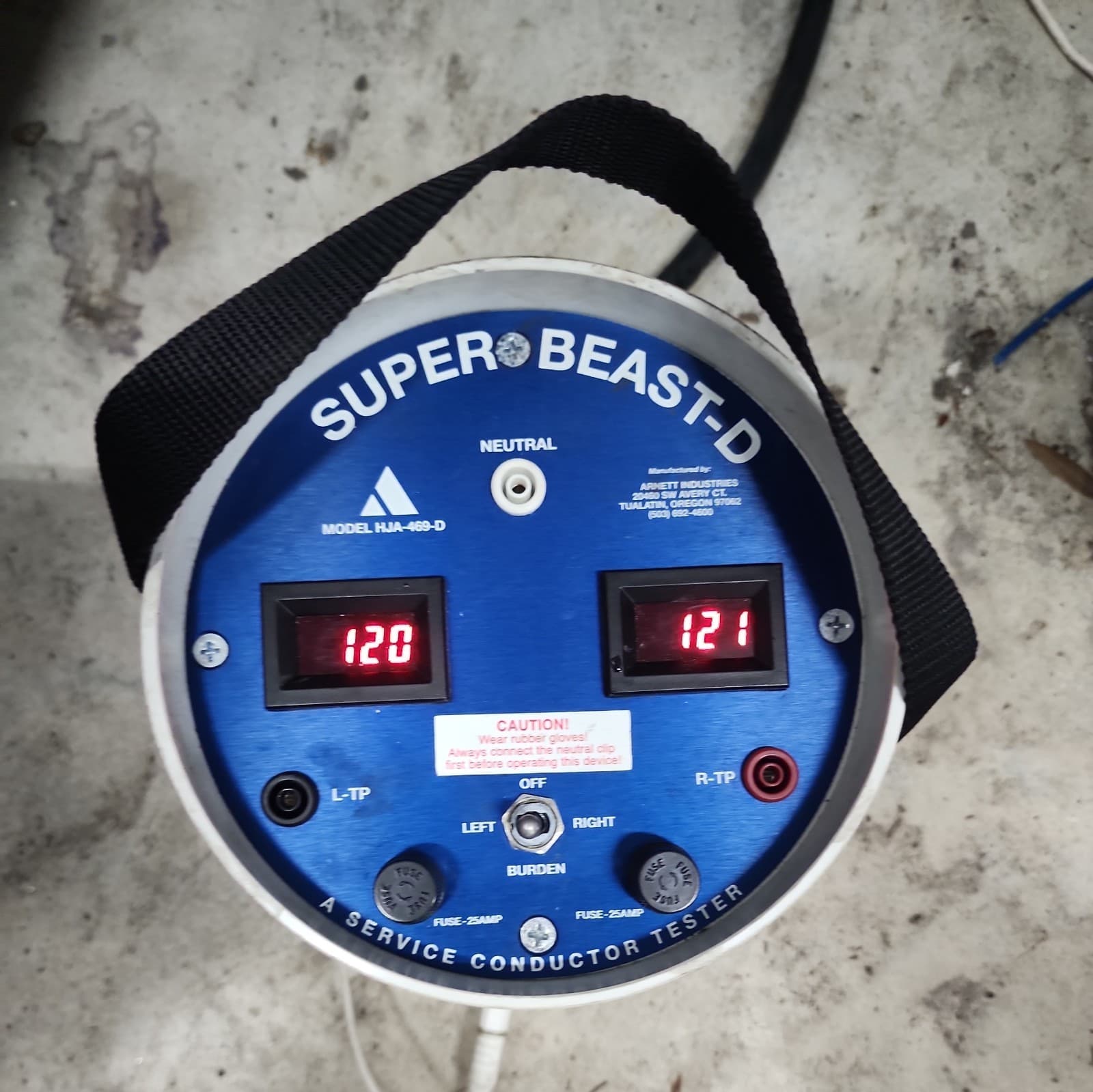 HJ Arnett Super Beast-D Service Conductor Tester HJA-469-SD