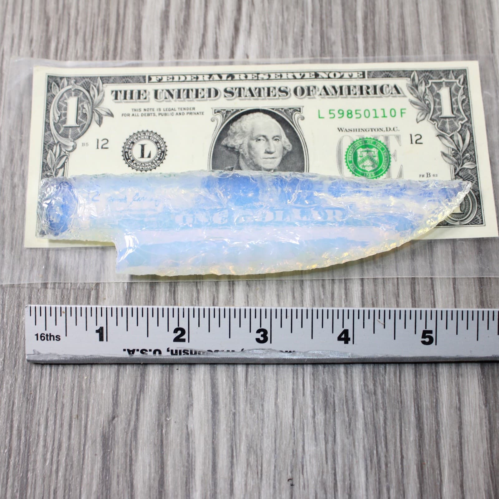 1 Opalite Ornamental Knife Blade  #874-1 Mountain Man Knife 3