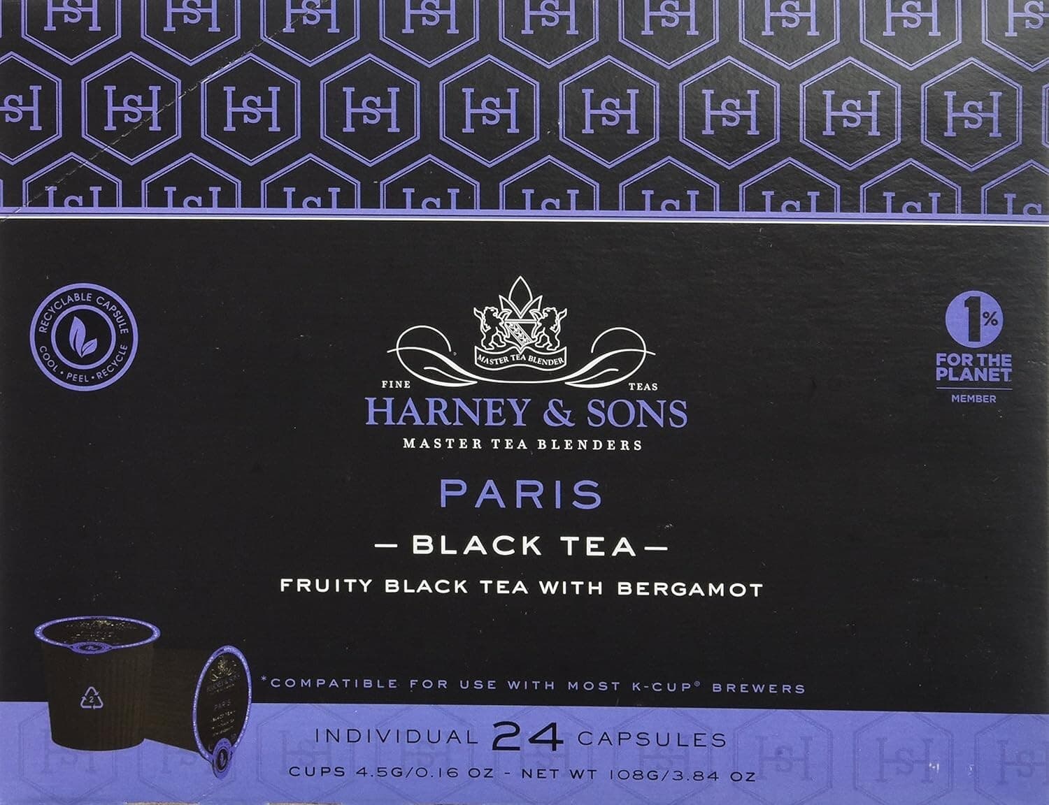 Harney and Sons Paris Black Tea Capsules (K-Cup Pod), 24 Count *FREE SHIPPING* 6