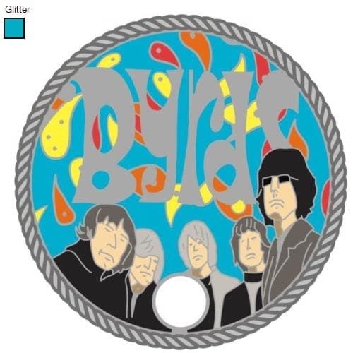 V2  BYRDS fifth dimension BLUE SPARKLE EDITION PATHTAG blue trans 12 string  NEW 2