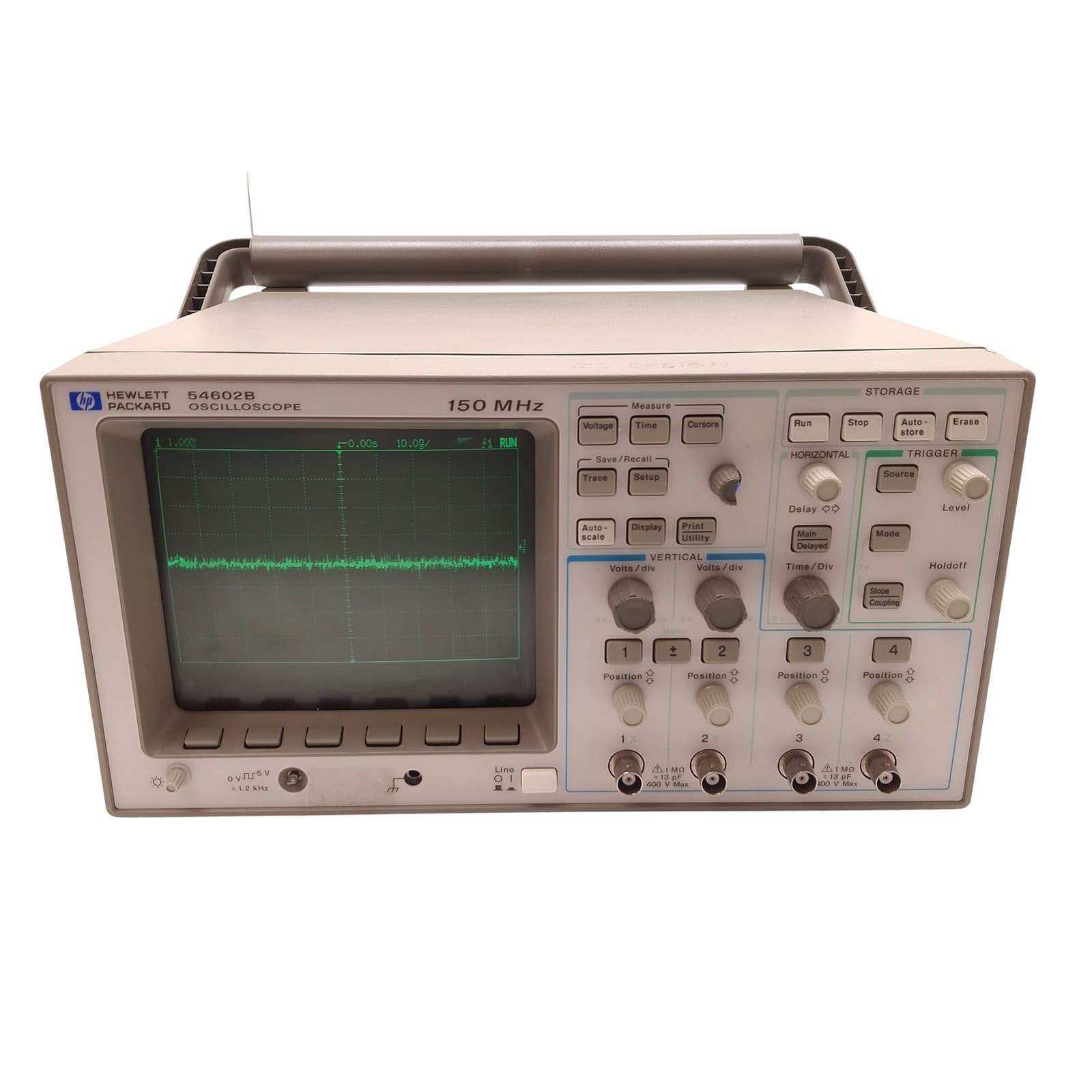 Hewlett Packard 54602B 4-Channel Digital Oscilloscope 100MHz to 250MHz, 10GSa/s 3