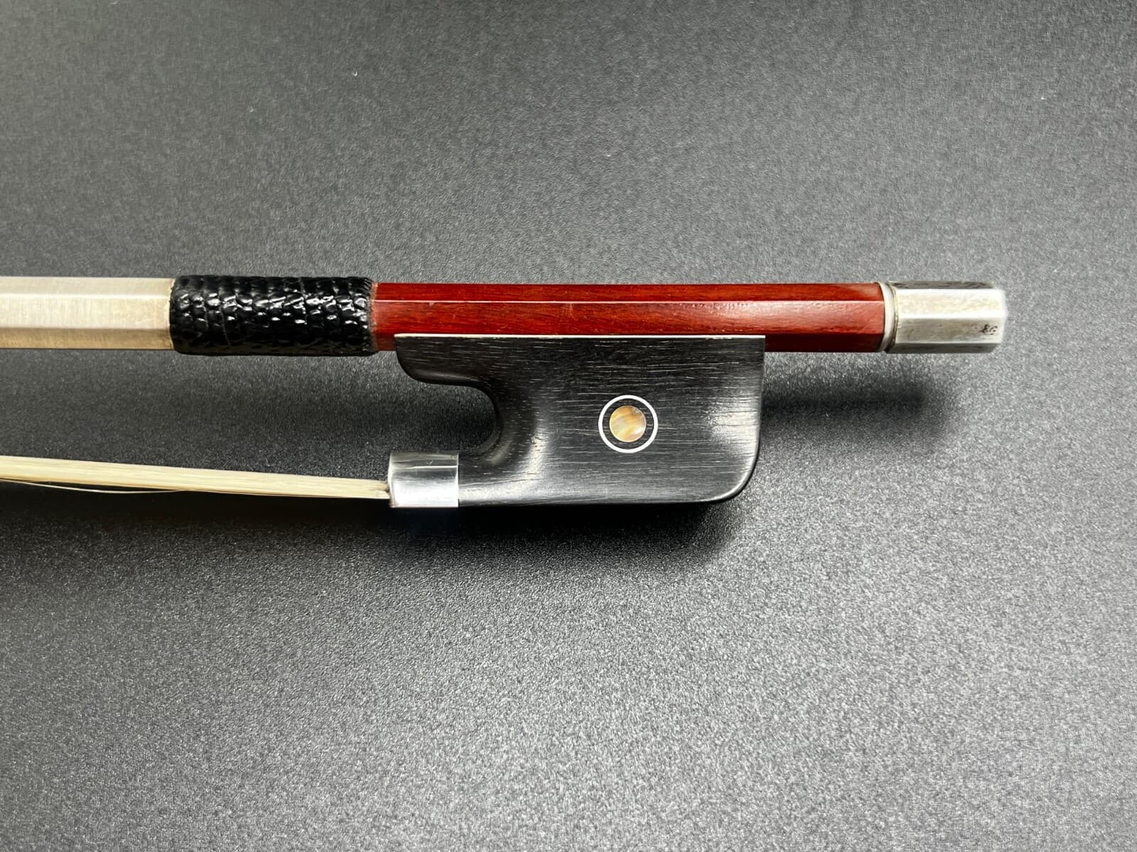 Sartory Copy Pernambuco Cello Bow Ebony Frog Silver Mounting 81.6g NEW 2