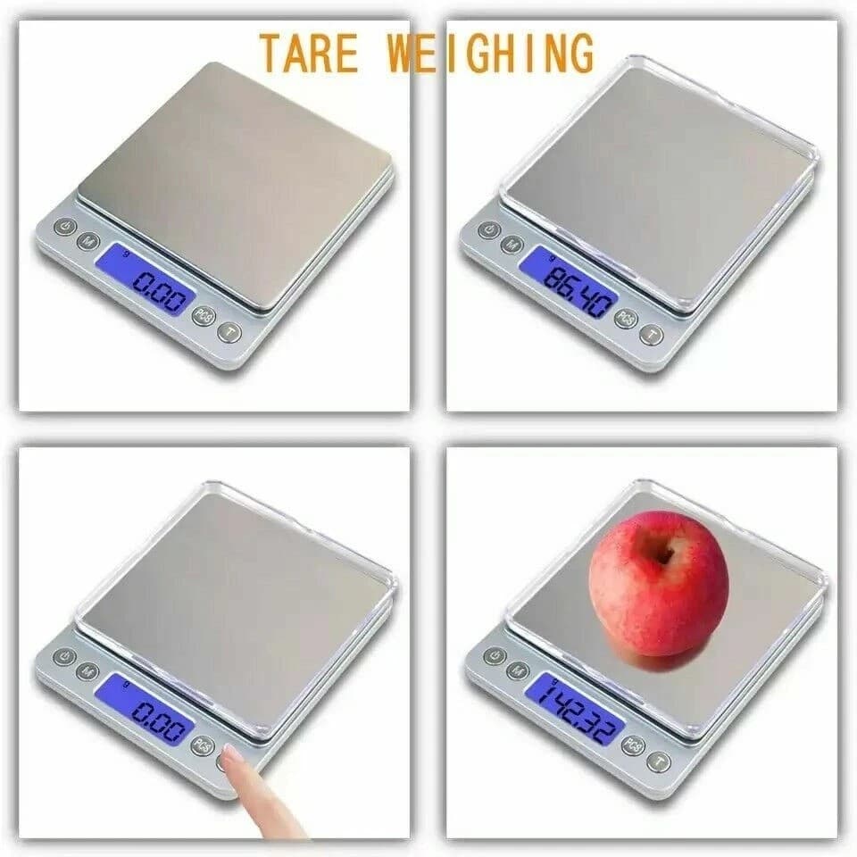 Digital Scale 3000g x 0.1g Jewelry Gold Silver Coin Gram Pocket Size Herb Grain 5