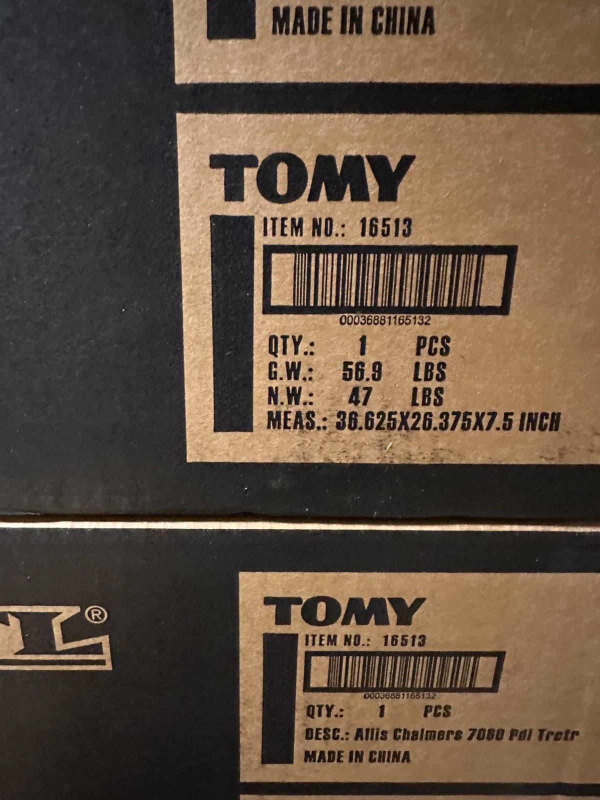 ERTL Allis Chalmers 7060 Wide Front 2WD Pedal Tractor 16513 4