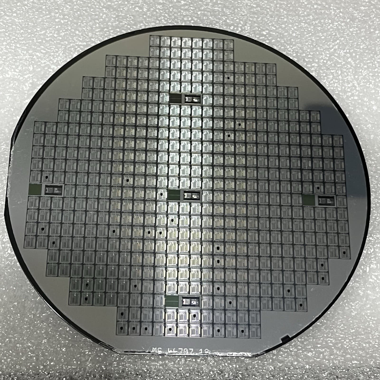 Vintage 5 Inch Silicon Wafer, Mfg By iMP For DTC, Date And Chip Unknown 2