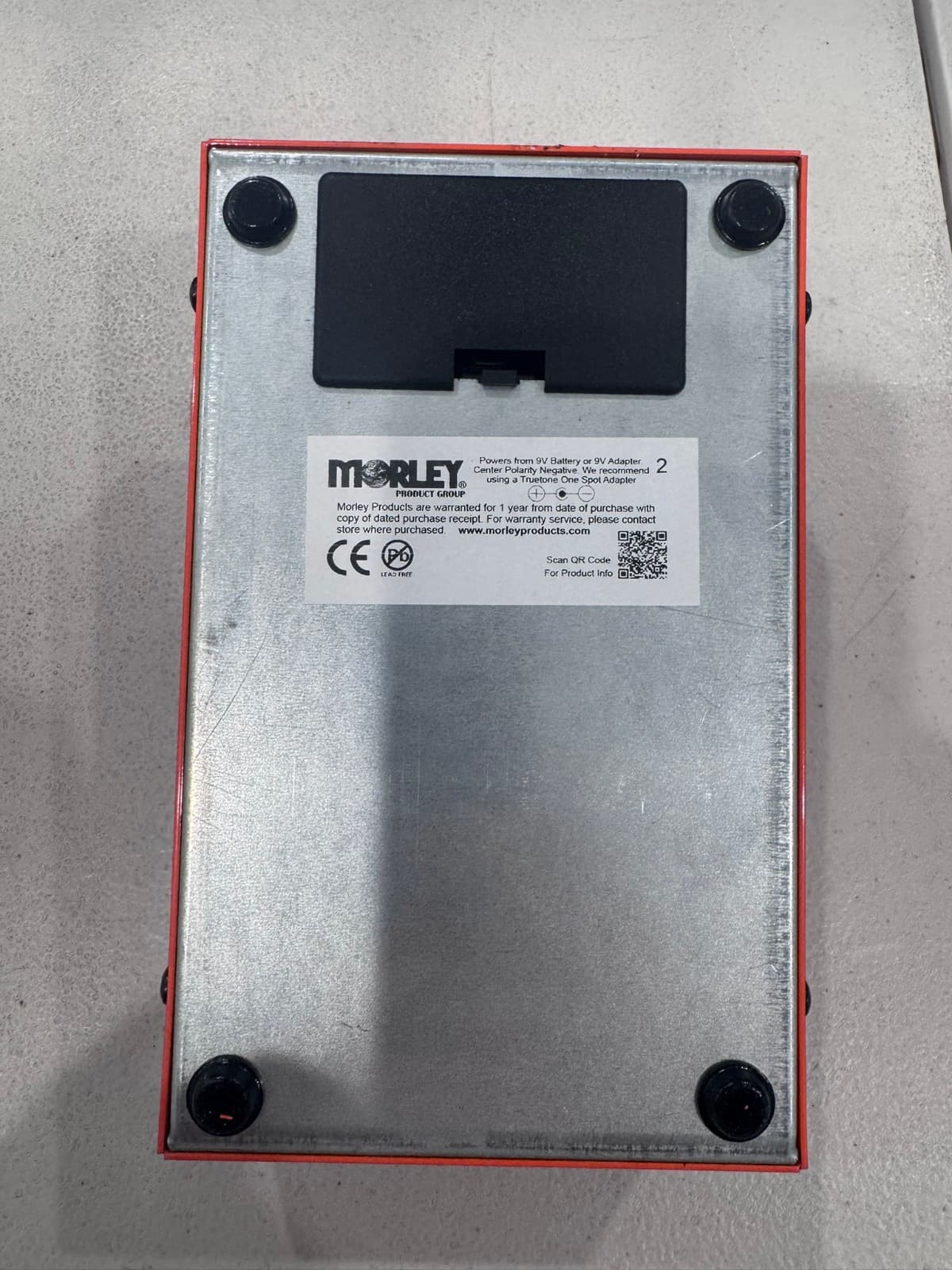 Morley 20/20 Wah Lock Guitar Effects Pedal 2