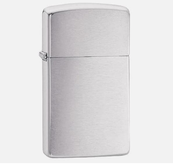 Zippo Slim Windproof Brushed Chrome Lighter, 1600,  #2 2