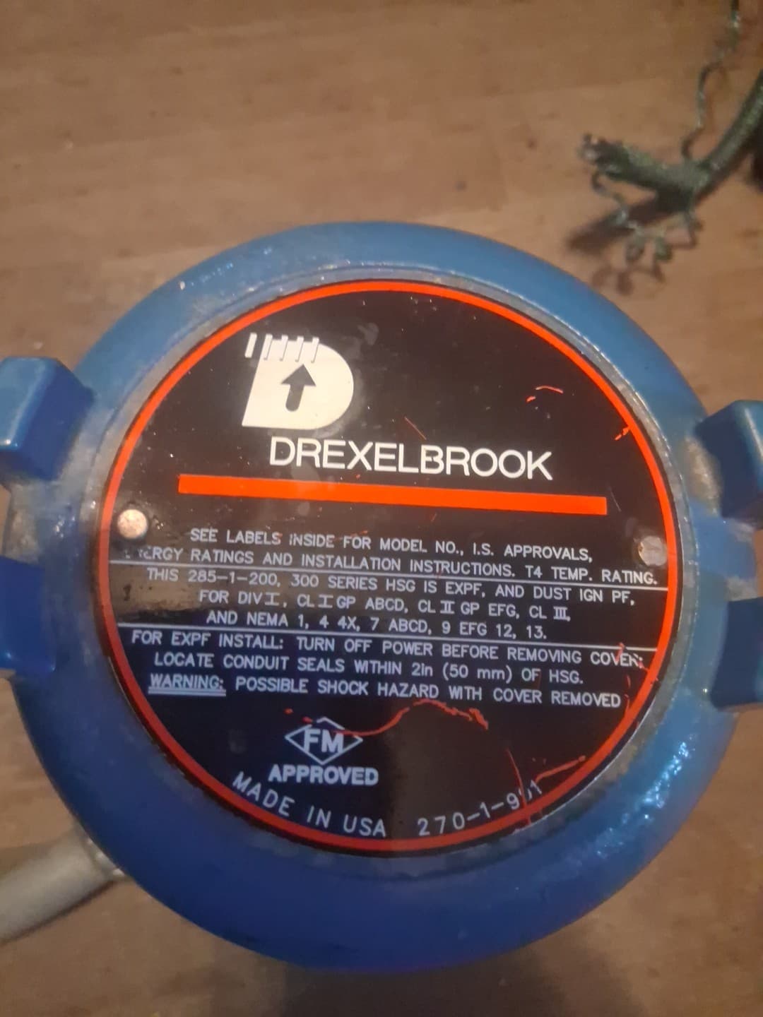 This is a Drexelbrook transmitter sensor. 2