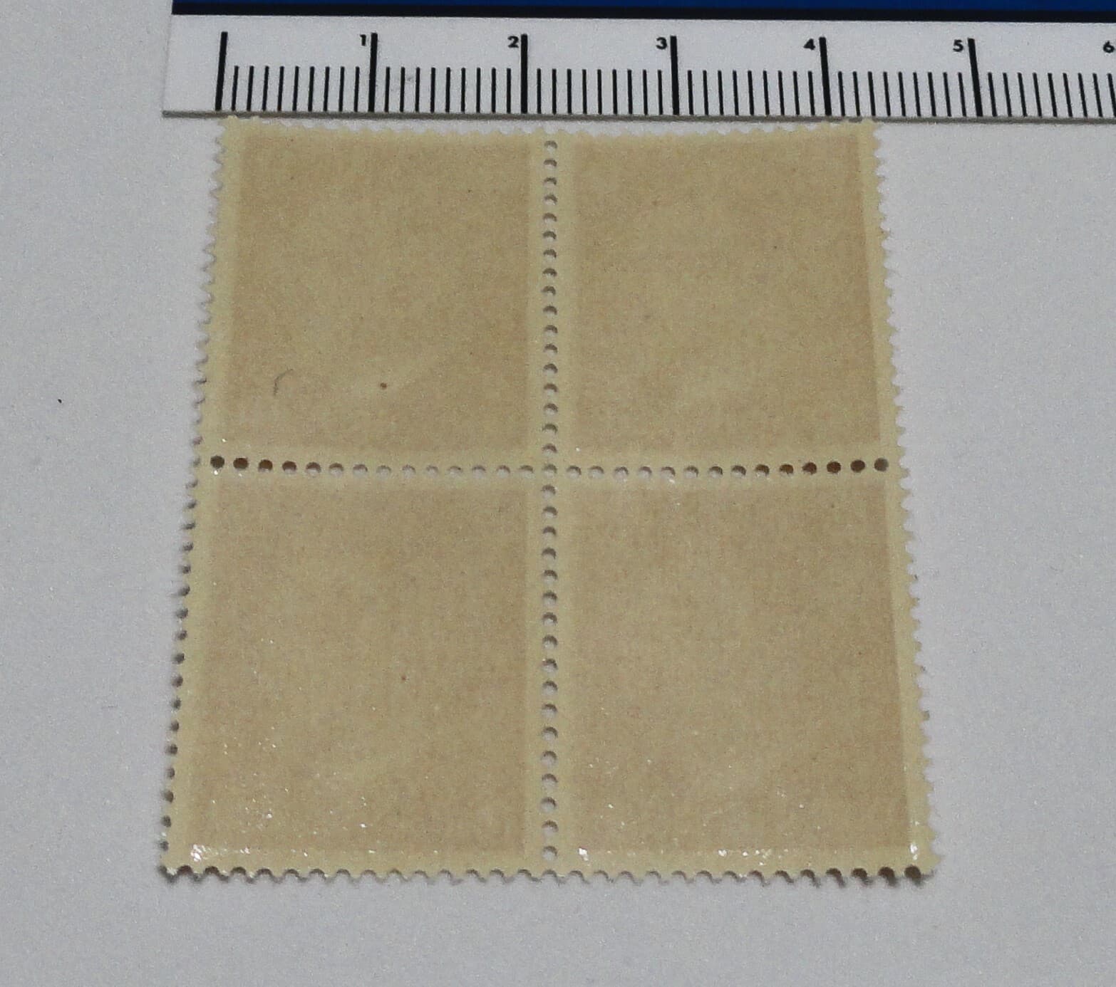 Block of Four World War 2  WW2 German 12P RARE Red HITLER HEAD Stamps 3