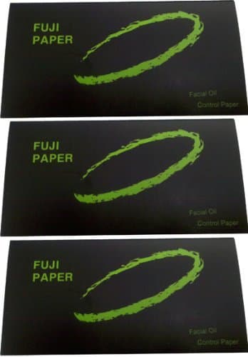 3 Fuji Oil Control Paper "O"- 210 Sheets of Oil Blotting Paper - 60% bigger than