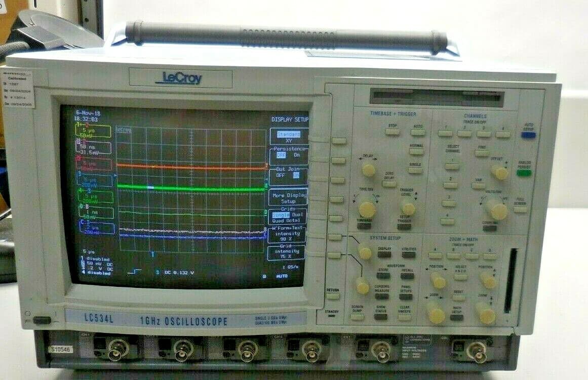 LeCroy LC534L 4-Channel Digital Oscilloscope (1GHz, 90-250VAC, 45-66Hz)
