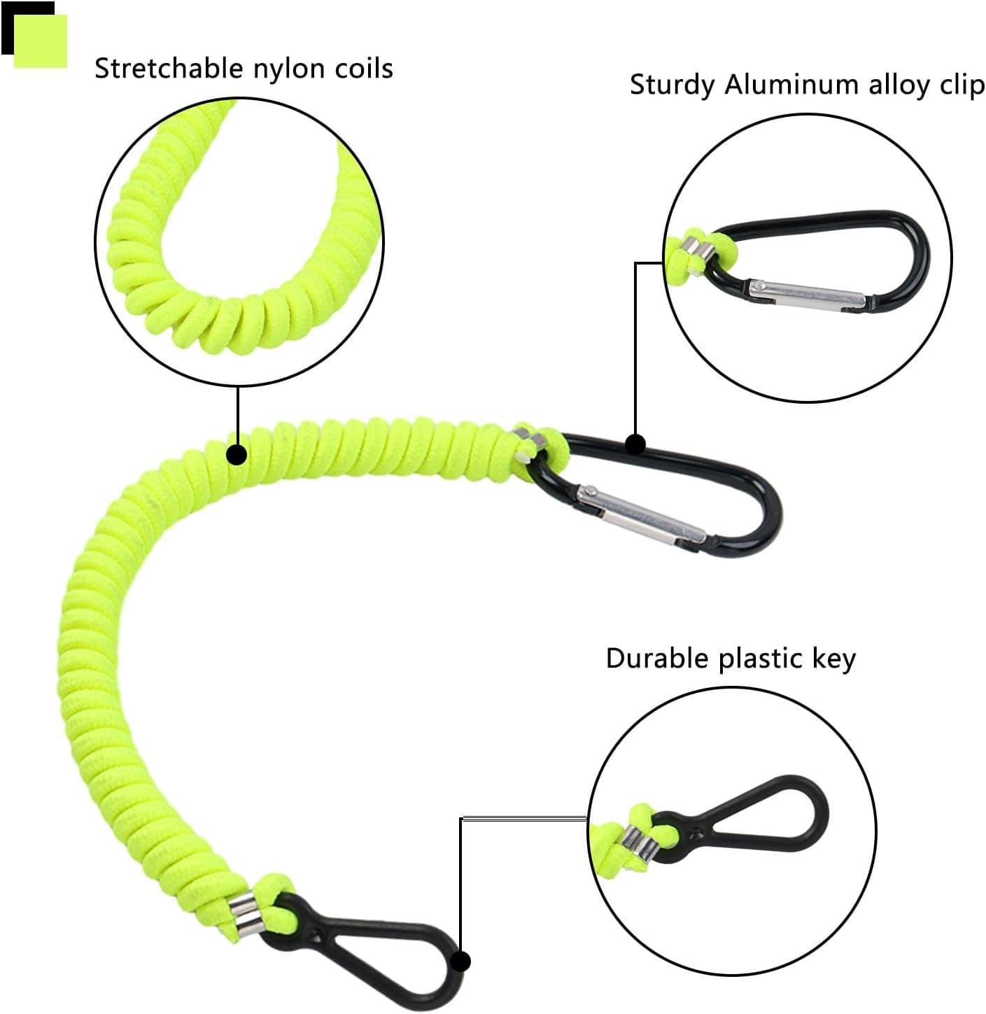 Boat Key Lanyard Fit Most Marine Outboard Replace 8M0092850 Boat Engine Stop Kil 2