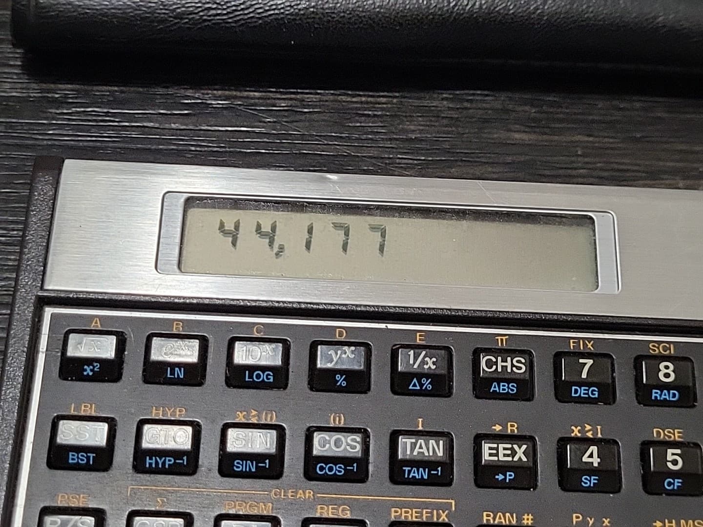 Hewlett-Packard HP 11C Scientific Calculator + New Batteries + Slipcase TESTED 5