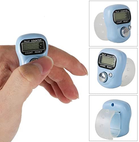 Electronic Finger Counter 7 Pack, Resettable Hand Tally, 5 Digit Number and 4