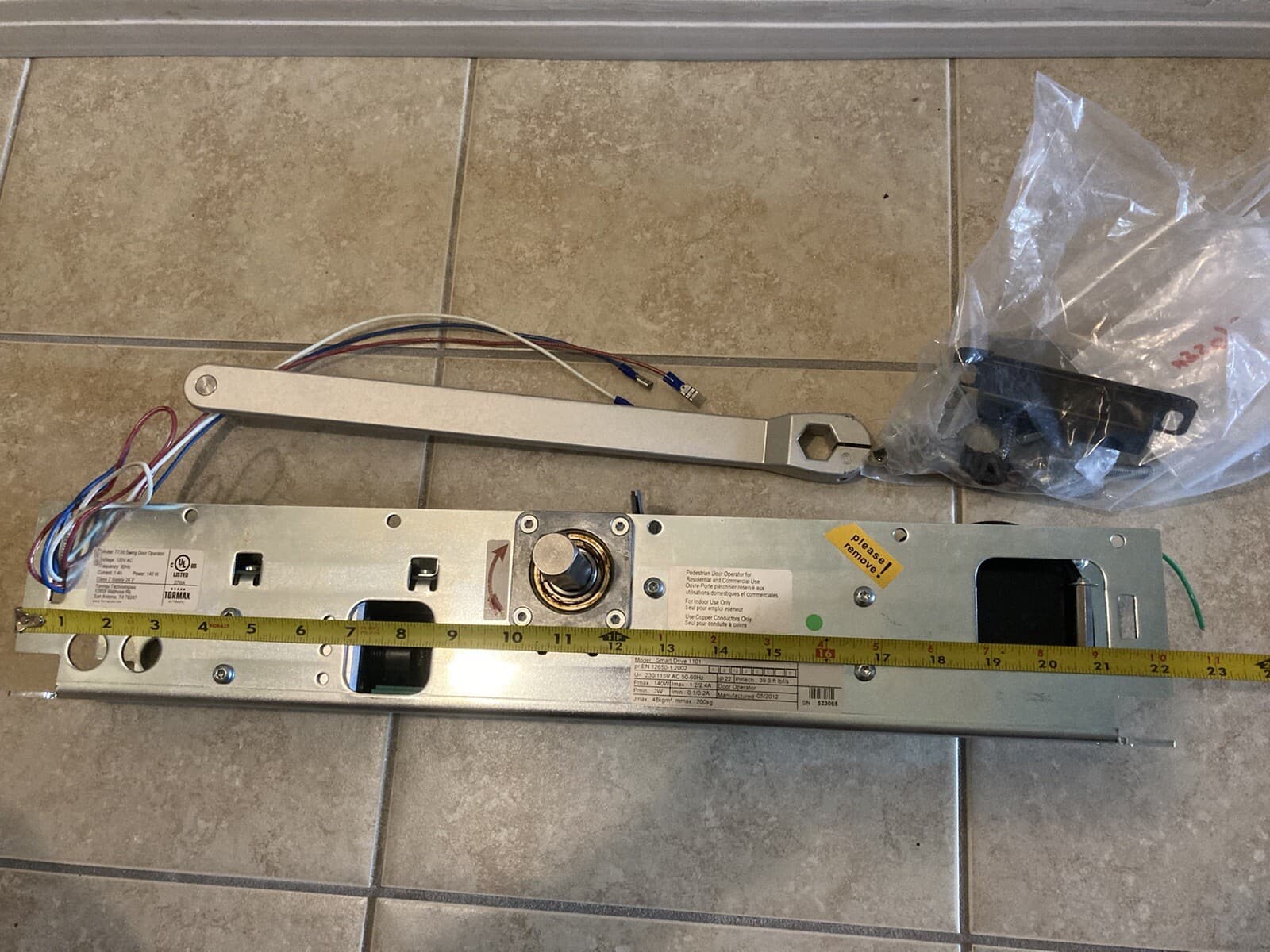 Tormax TTXII Swing Door Operator 140W 4