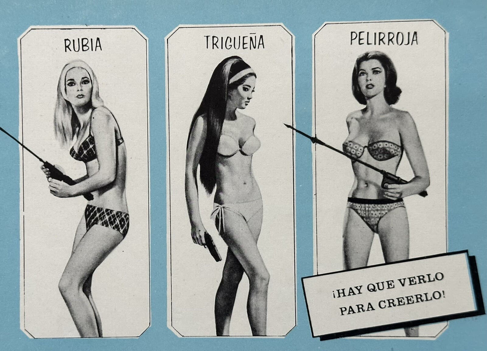 DEADLIER THAN THE MALE Richard Johnson Sylva Koscina MEXICAN LOBBY CARD 2