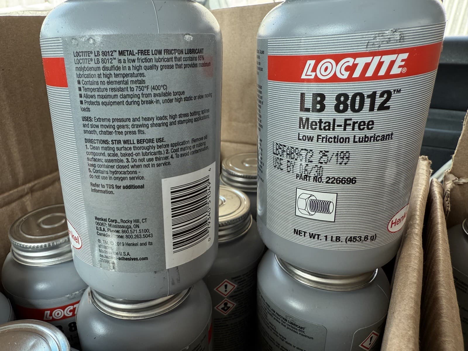 Loctite 226696 Anti Seize,16 Oz,Brush Top Can,Black Lb 8012(Tm) Moly Paste 2