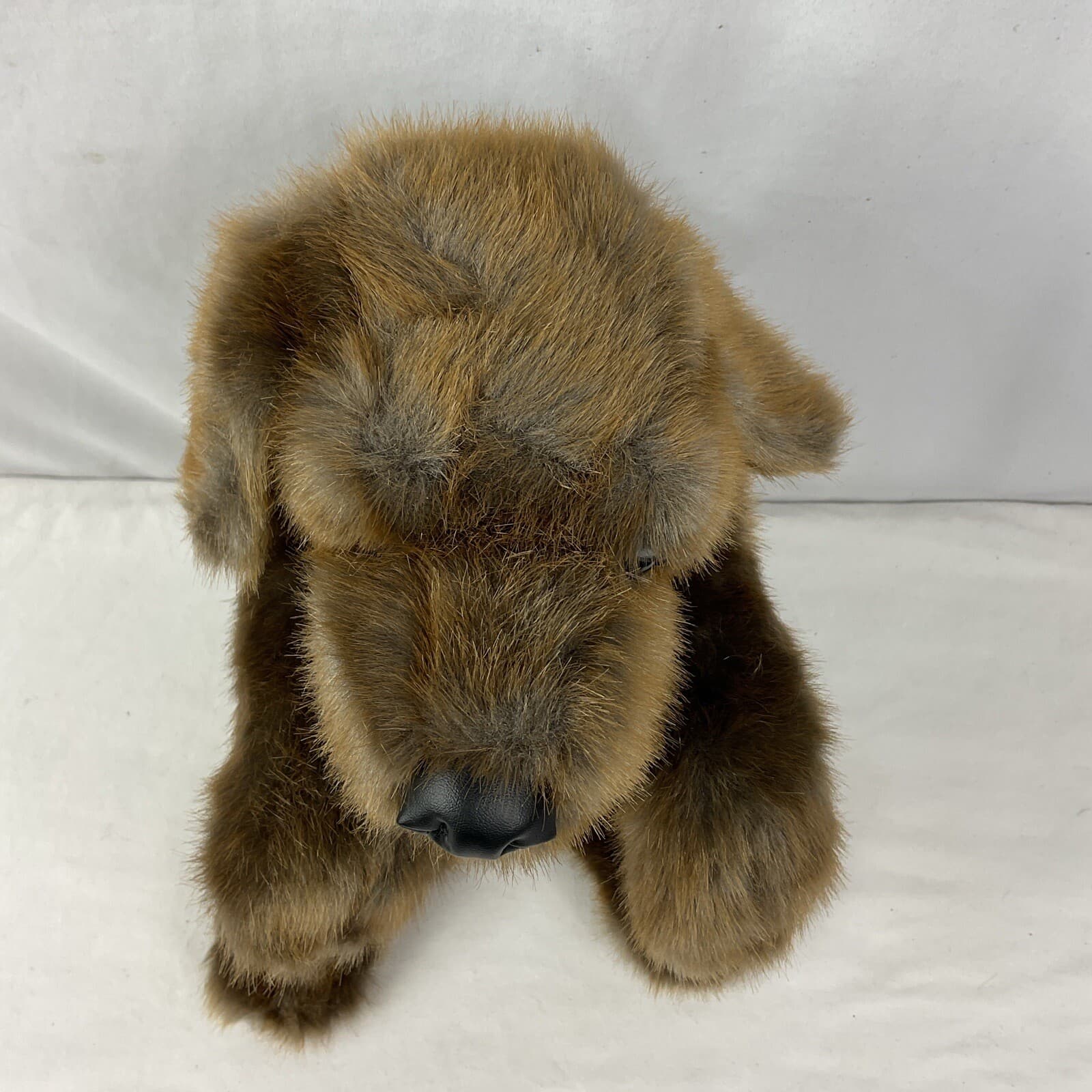 Folkmanis Hand Puppets Sit Dog Brown Flappy Years Plush 14" Theater Pretend Play 5