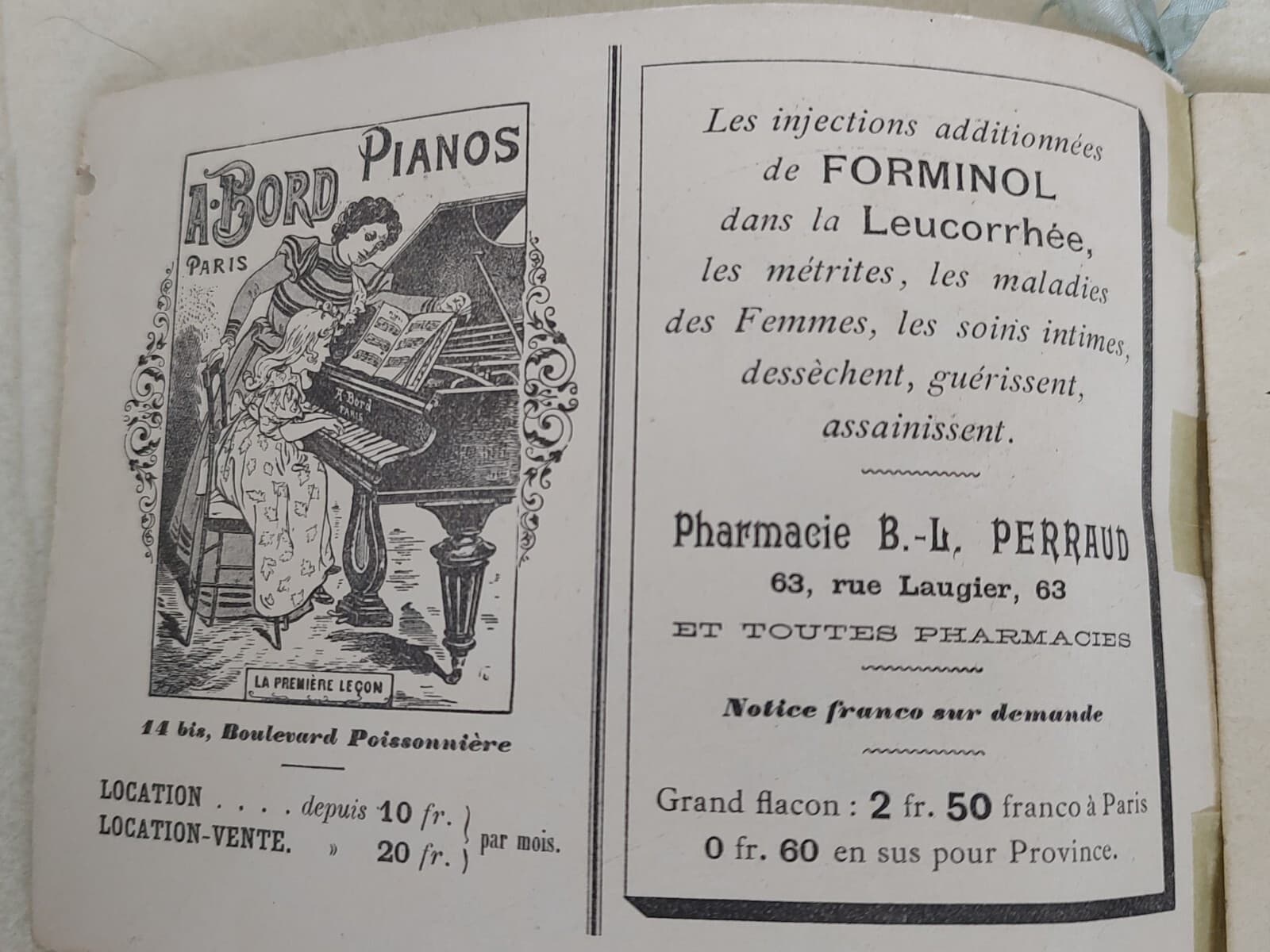 1900 Folies Bergère Program Program - Paris France 5