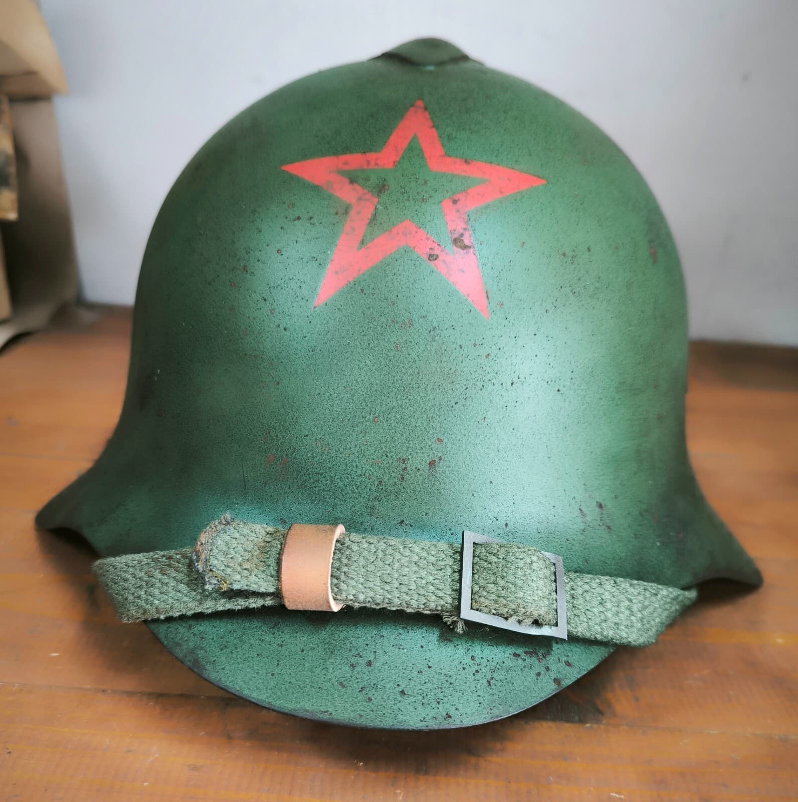 Helmet Steel SSh 36 WWII  Russian Military Soviet Army RKKA WW2 3