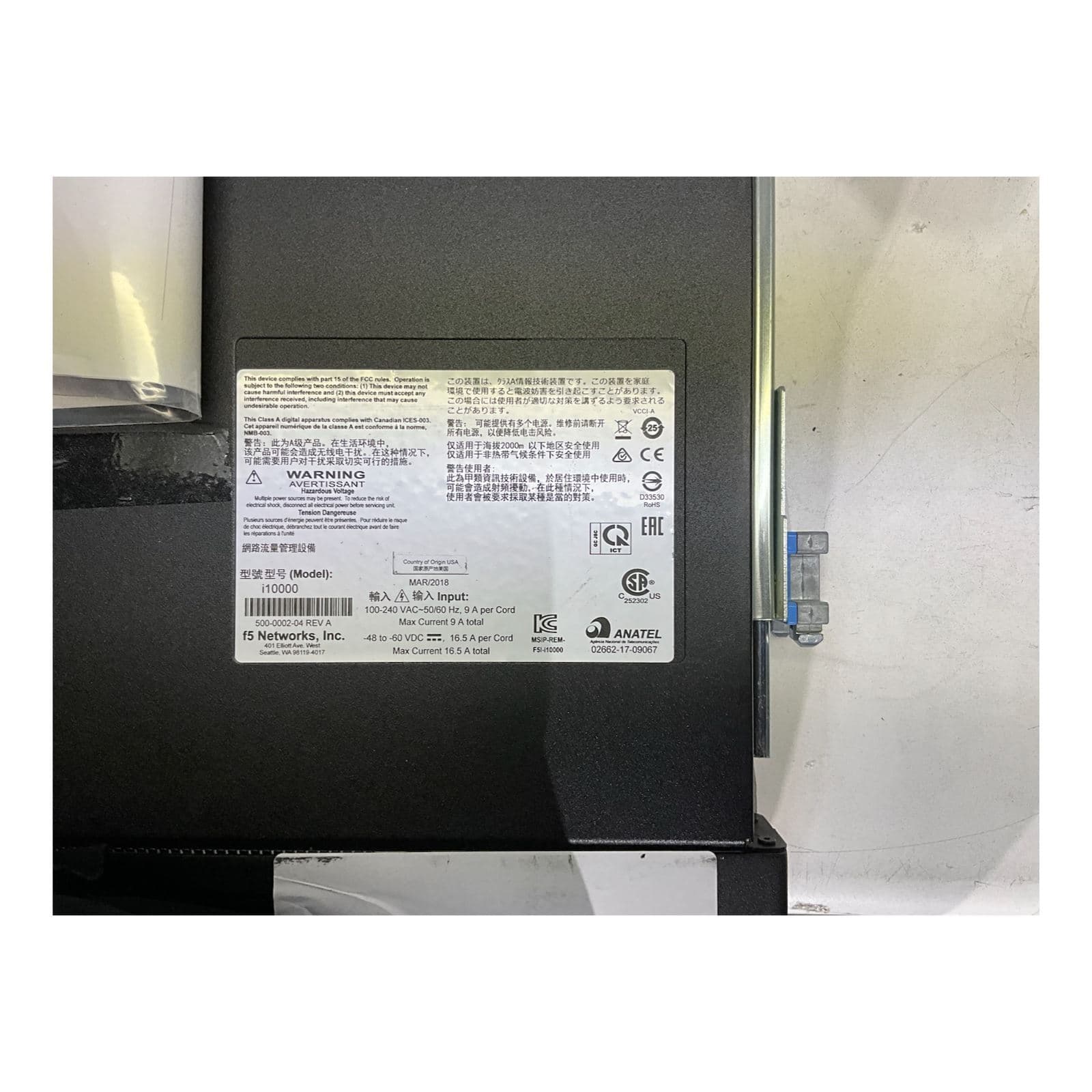 F5 BIG-IP LTM i10800 Application Delivery Controller Load Balancer ADC Device 4