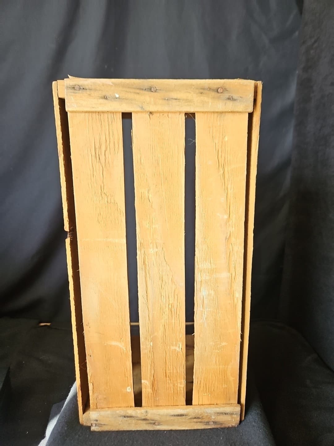 Vintage SnoBoy 1 Bushel Wooden Apple Crate Wooden Box 4
