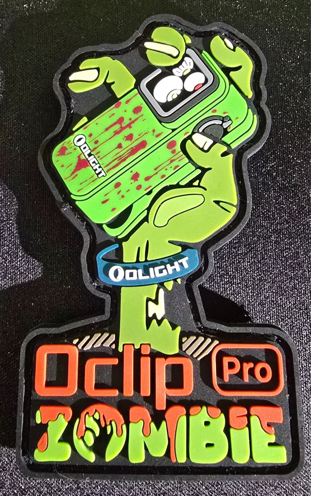 Olight Zombie Oclip Pro PVC Patch - Limited Edition Swag - Brand New Sealed 6