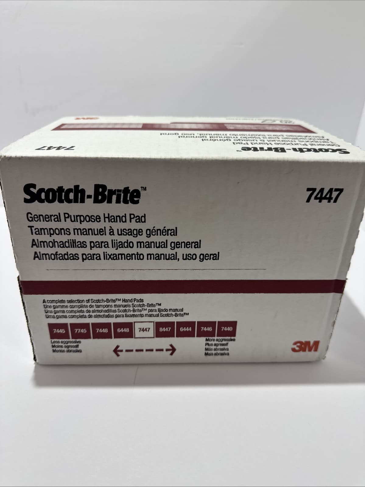 3M 7447 Scotch-Brite General Purpose Hand Pad 6 in x 9 in 20 Pads New US SELLER 2