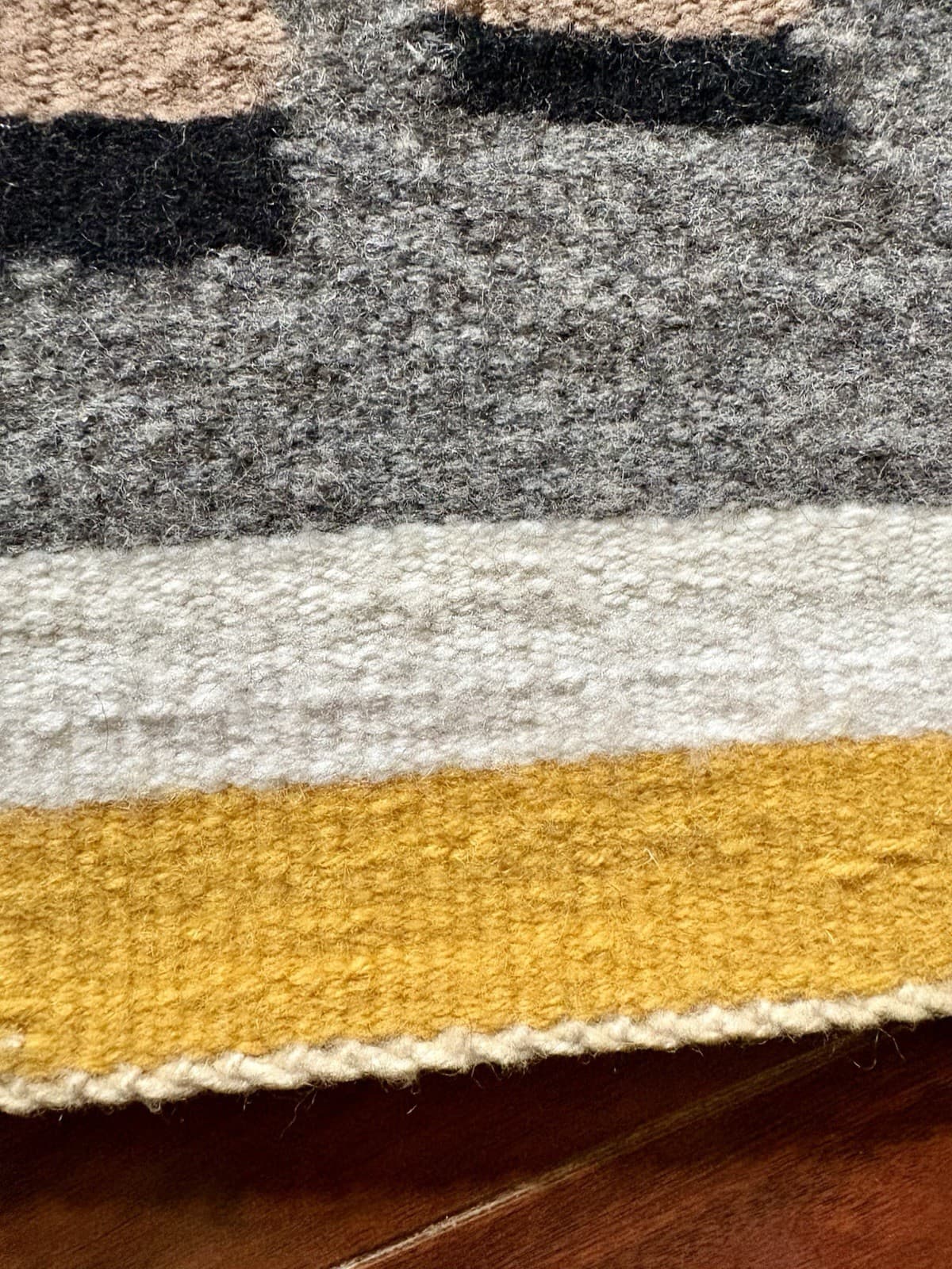 Navajo Non Regional Geometric Design Rug. Authentic With Vibrant Colors 33 X31 3