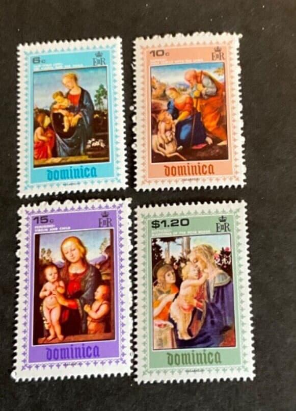 Stamps Dominica Scott #287-90 never hinged