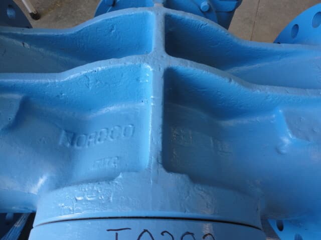 Plug Valve NORDCO 16" 600 RF Flanged Lubricated Hyperseal Gear Operated 3