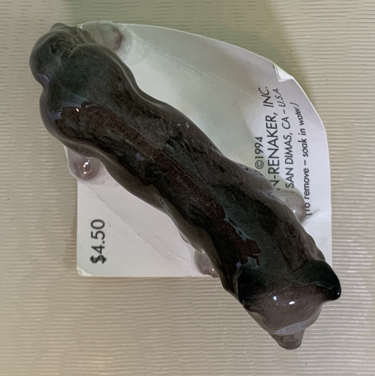 VINTAGE Miniature Hagen Renaker Gray Mama Wolf READ 6