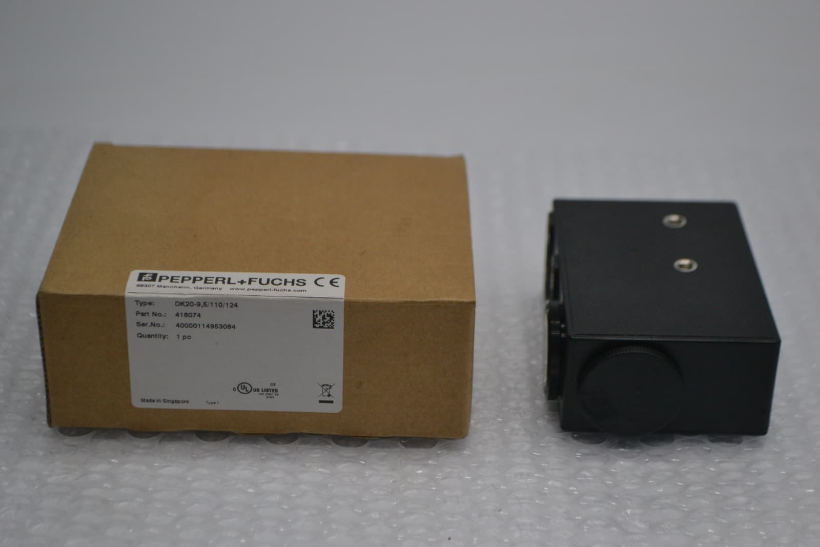 PEPPERL+FUCHS DK20-9,5/110/124 418074 SENSOR NSMP 2