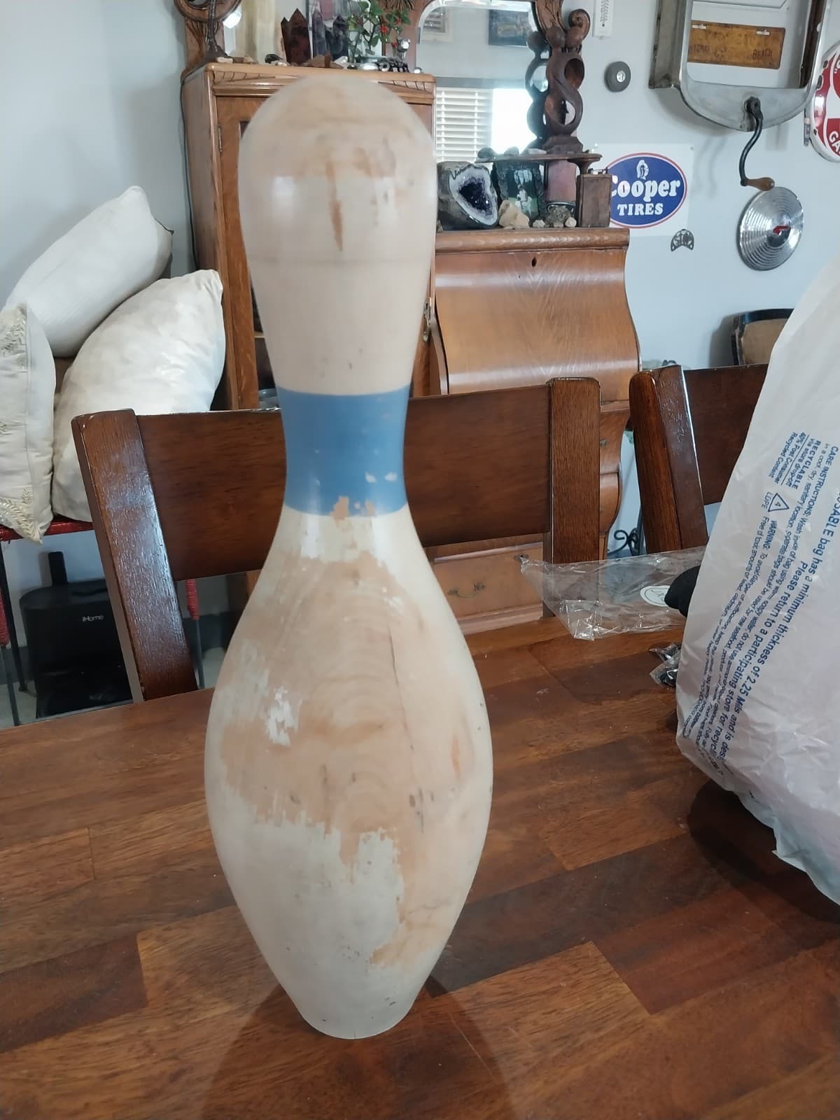 Vintage 1951 Bowling Pin Trophy 3