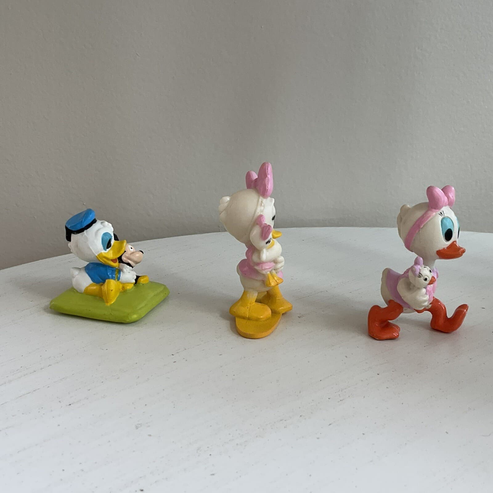 Disney Figurines Baby Donald Duck 1984, Baby Daisy Duck 1991, Daisy 1986 Vintage 5