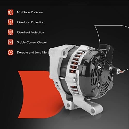  Alternator Compatible with Buick Lucerne 2006-2008 V6 3.8L, 12V 140A 6-Groove  6