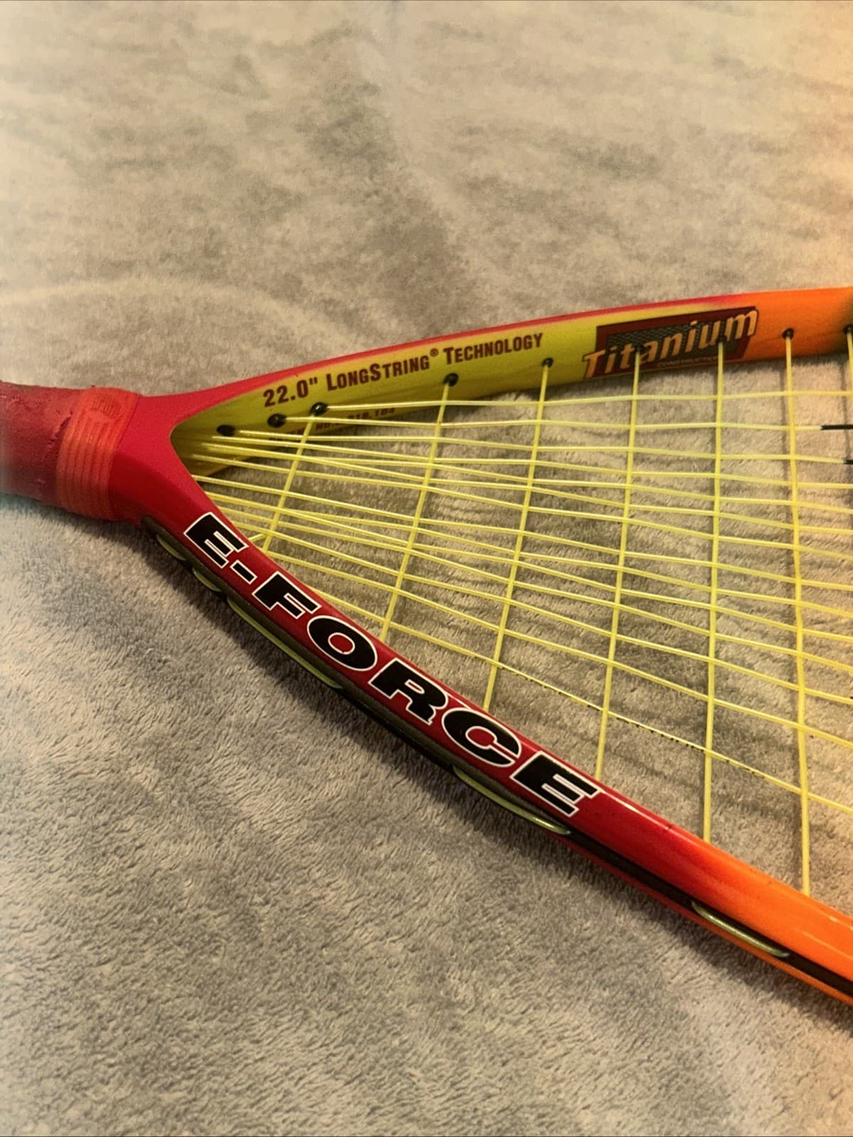 bedlam 170 lite racquetball racquet 22” longstring 62 vibration damping power 🔥 3