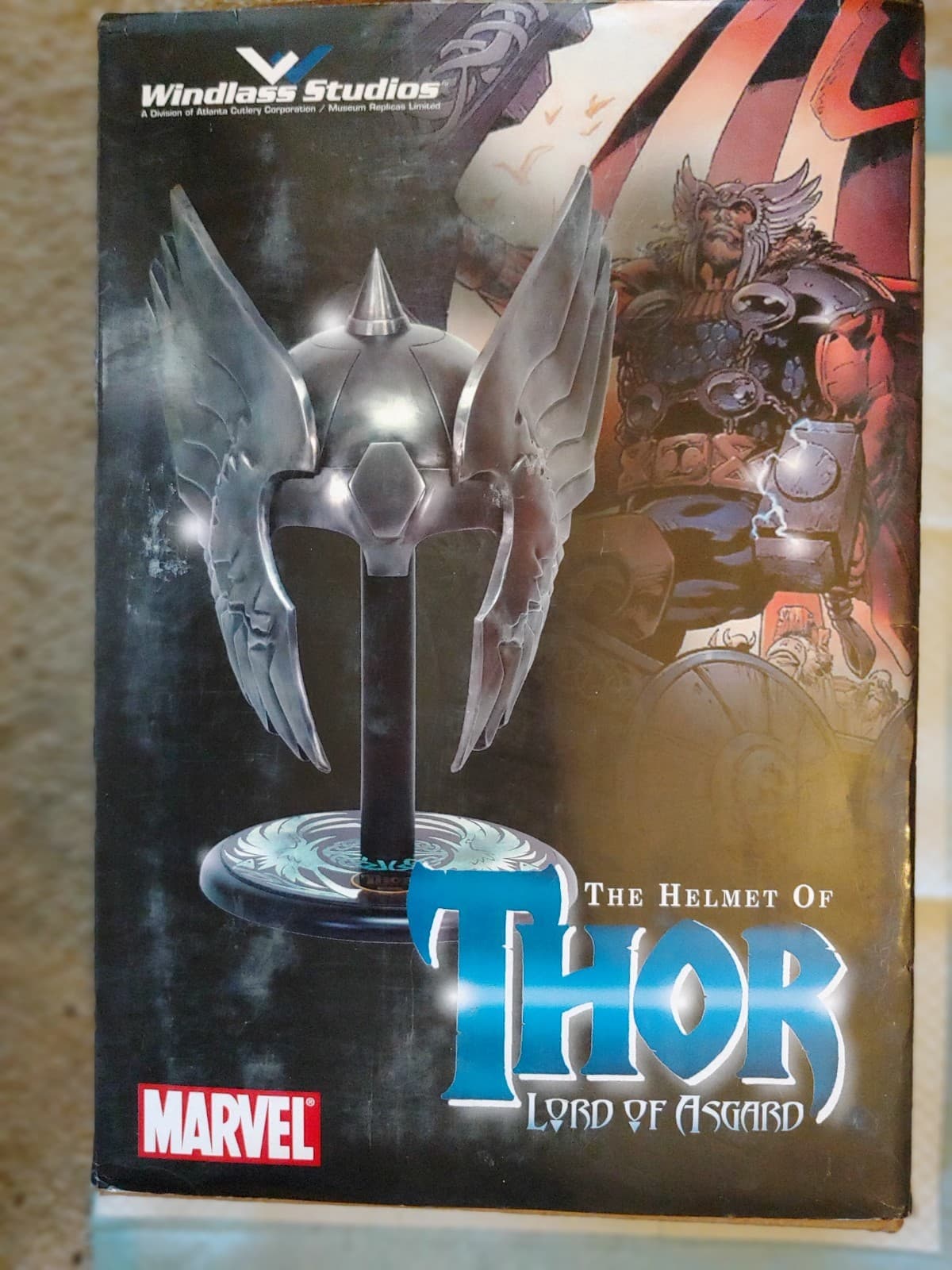 HELMET OF THOR LORD OF ASGARD WINDLASS STUDIO STEEL REPLICA