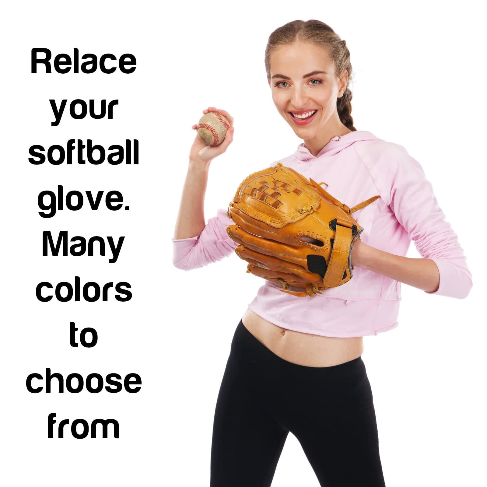 Softball Baseball Glove Lace Kit Mitt Leather Lacing Repair Deluxe Relacing 2pcs 4