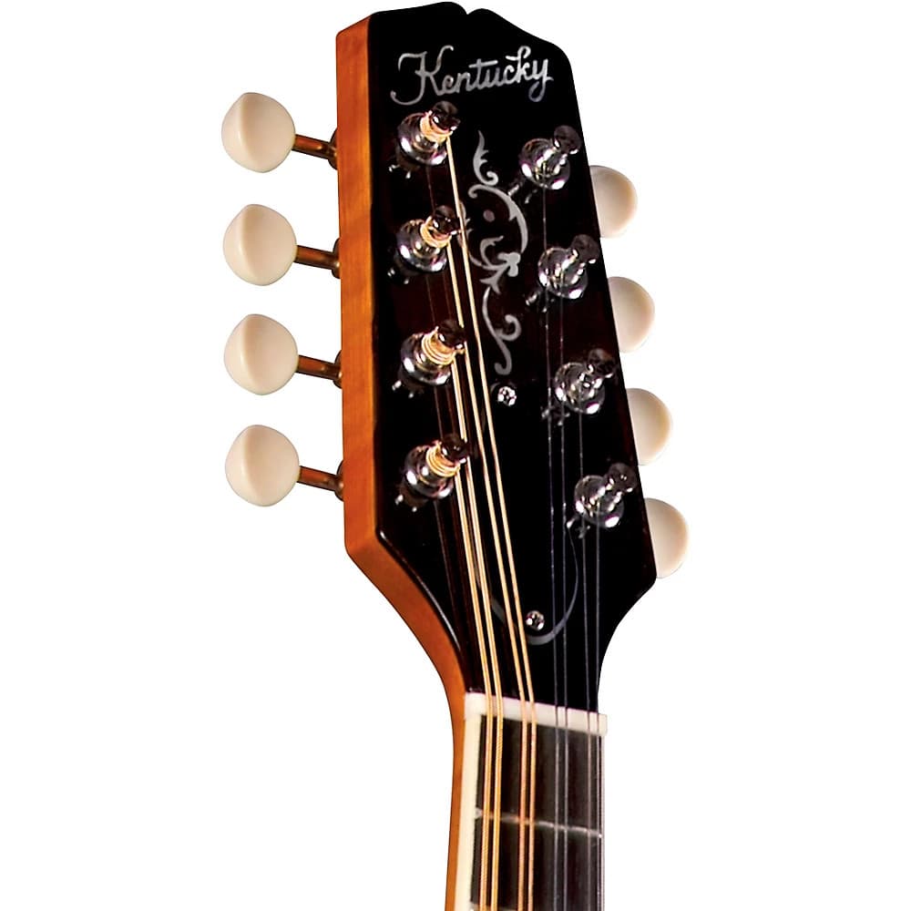 Kentucky KM-272 Deluxe Oval Hole A-Style Mandolin Transparent Amber 5
