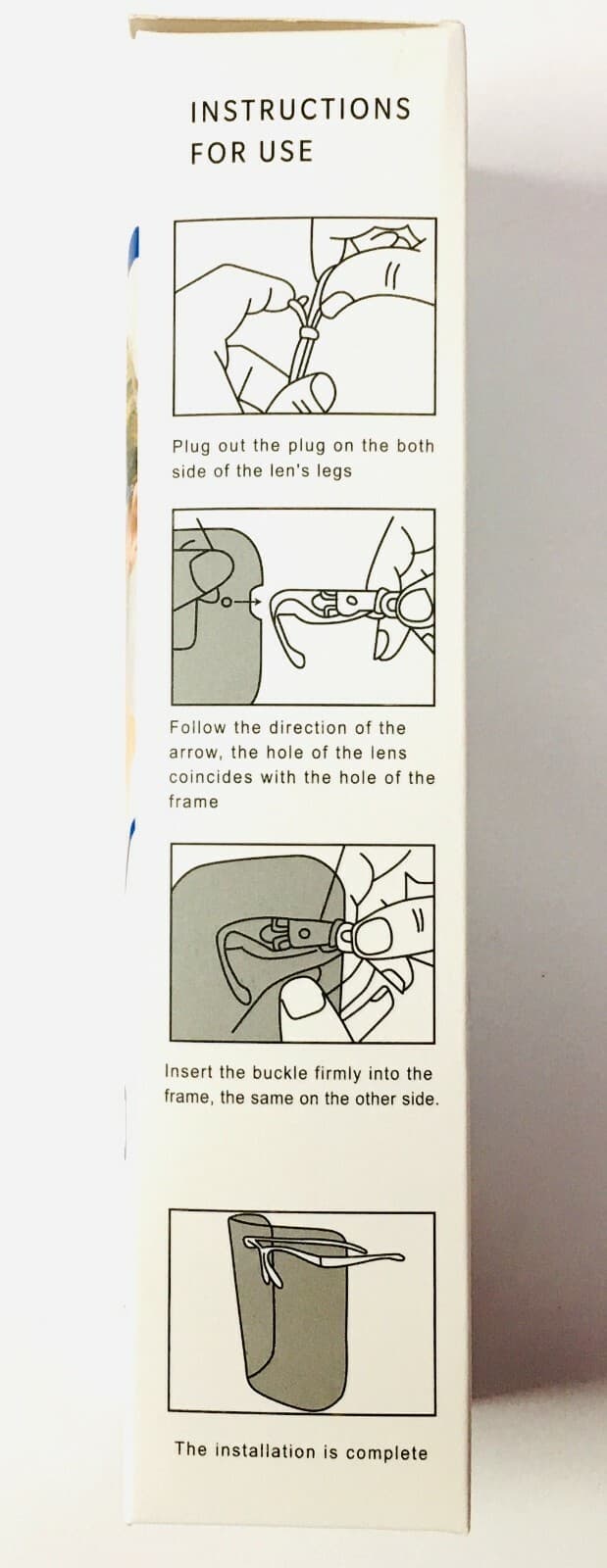 2 PCS Face Shield Guard Mask Safety Protection With Glasses Reusable US SELLER 5