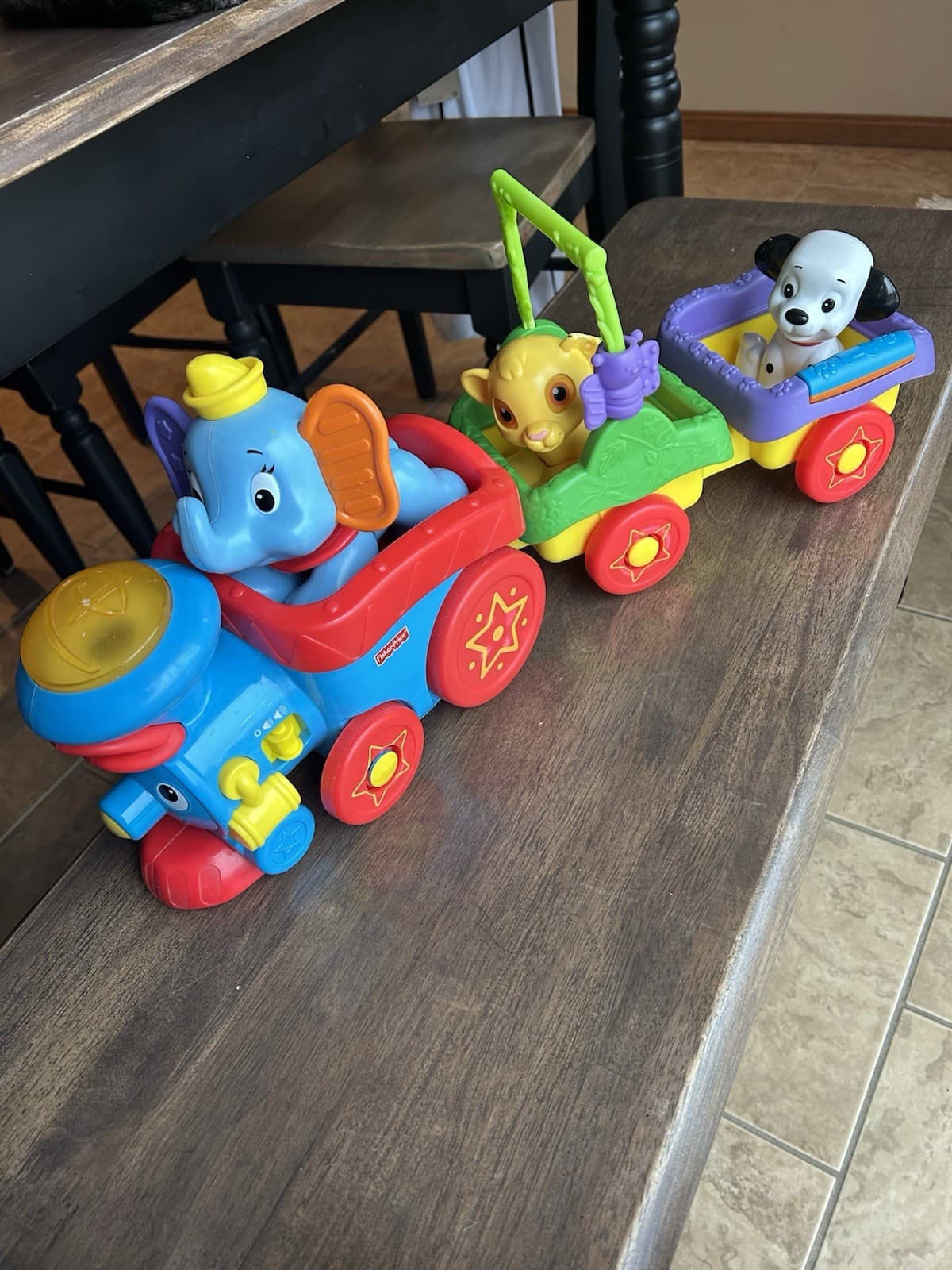 Fisher Price Amazing Animals Disney Sing Along Choo Choo Train Engine