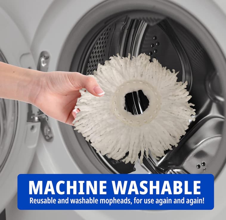 InstaMop Spin Mop, Mop and Bucket with Wringer Set - Free Shipping 5