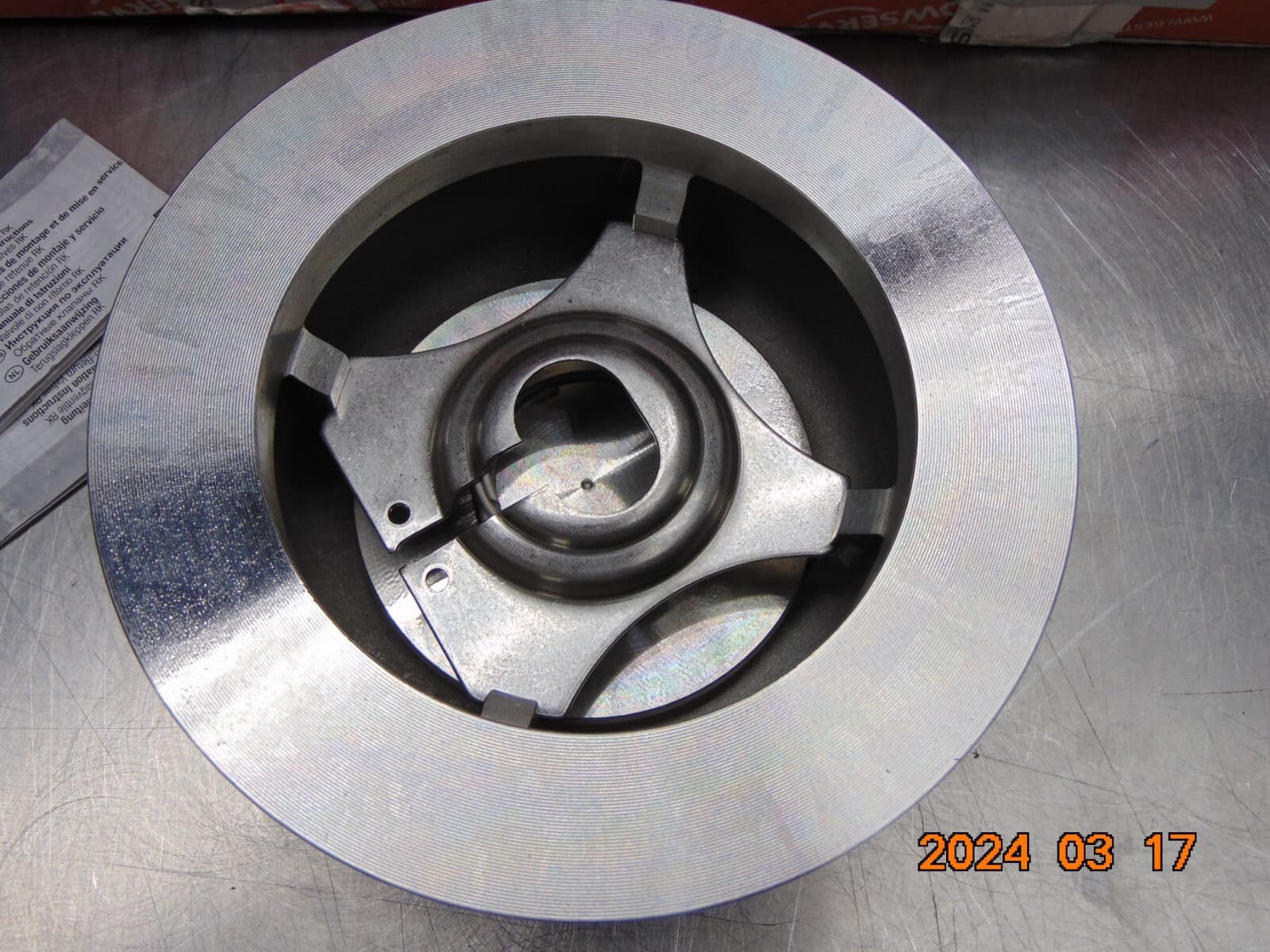 FLOWSERVE RK26A Stainless Wafer Check Valve 4" CL300 CF8M RK26A DN100 HD CL 150 3