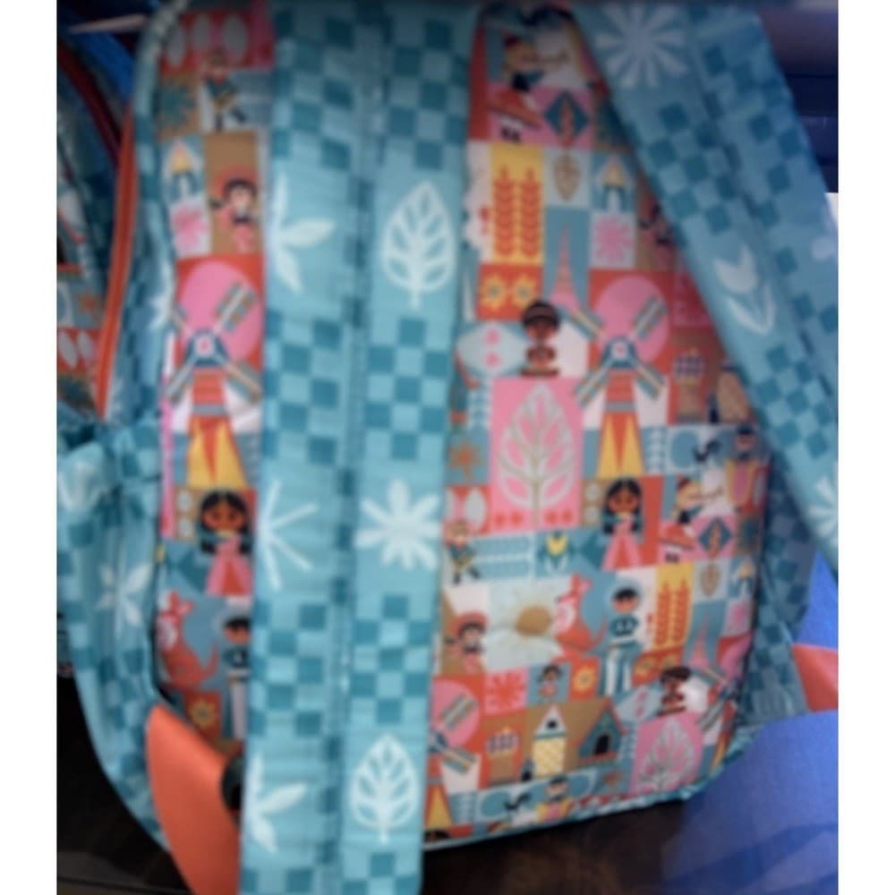 2025 Disney Parks Magic Kingdom Small World Lug Bag Backpack Walt Disney… 5