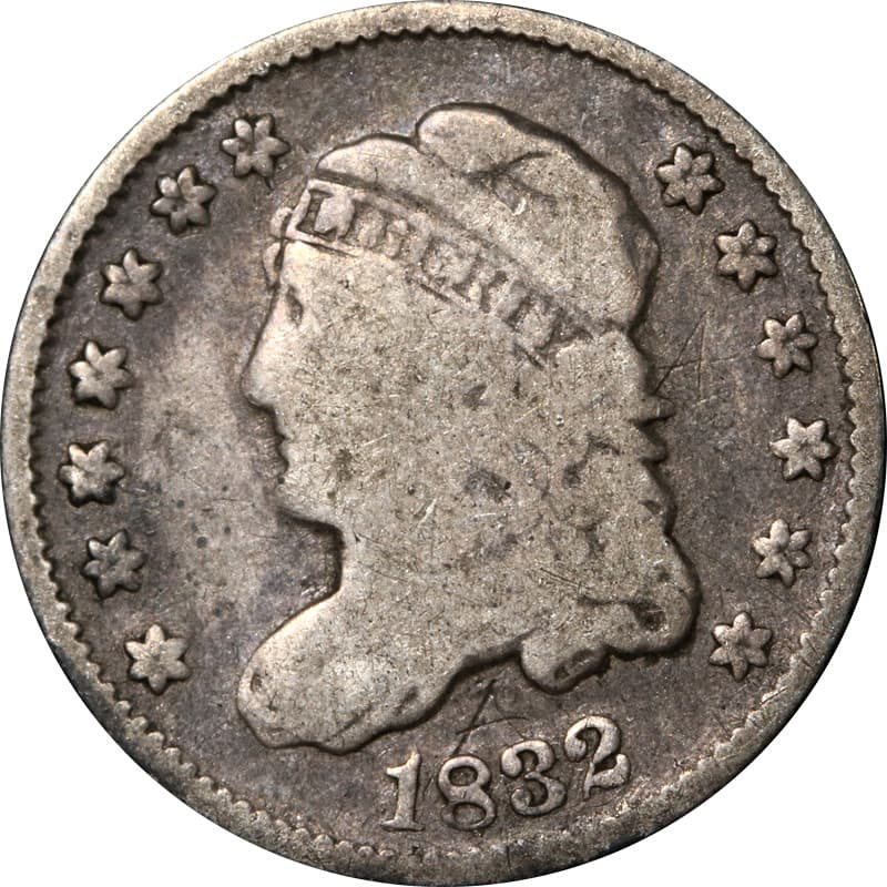1832 Bust Half Dime