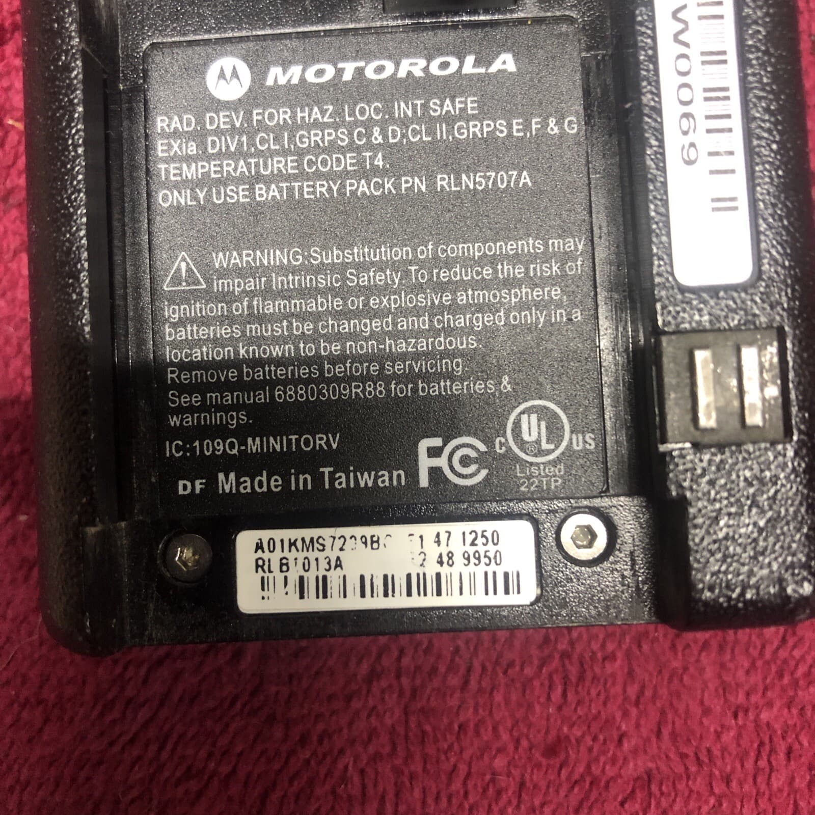 Motorola Minitor V 5 Low Band 45 To 48.995 2 Channel Pager Tested And Working 3