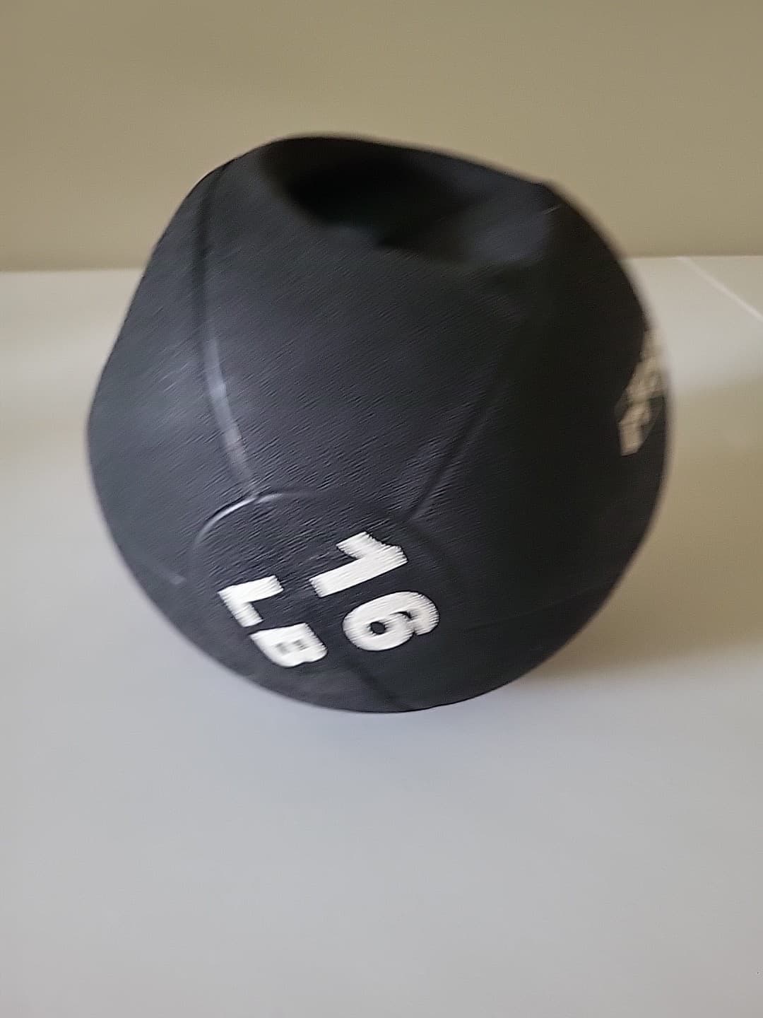 RitFit 16 Pound Weighted Medicine Ball with Handles Exercise Balance Training 6