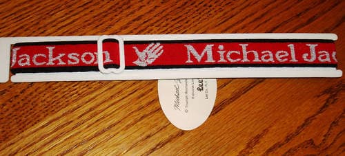 MICHAEL JACKSON ADJUSTABLE BELT WITH TAG NEW! 2