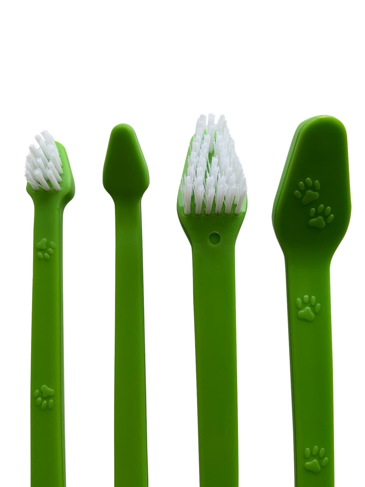 Pet Dual-End 4-PC Dogs Cats Toothbrush - Remove Plaque Tartar Buildup 2